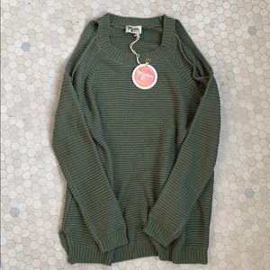 NWT Show Me Your MuMu Cold Shoulder Sweater